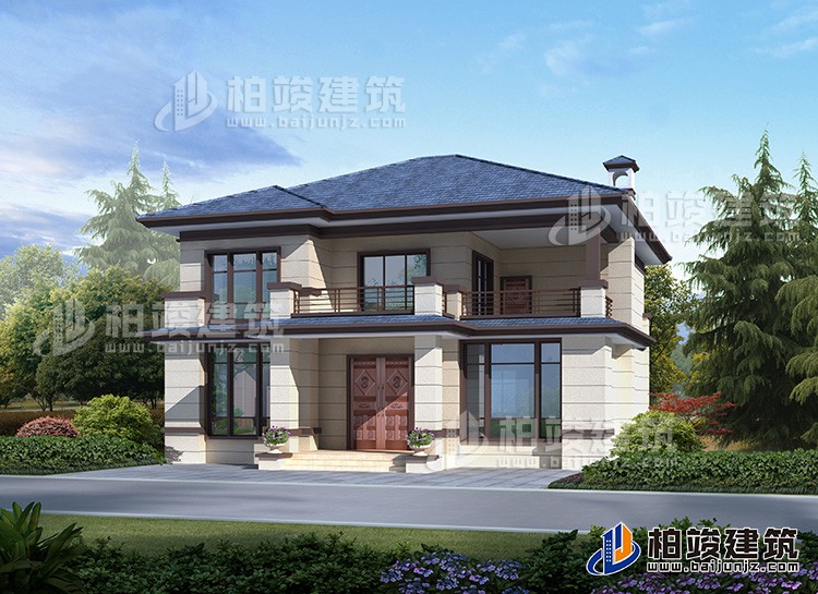 農(nóng)村二層小別墅設(shè)計(jì)圖，新中式風(fēng)格，這才是實(shí)用的好房！