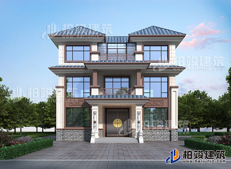 江西省余干區(qū)定制設計的自建房設計圖紙，很多人選擇的款式。
