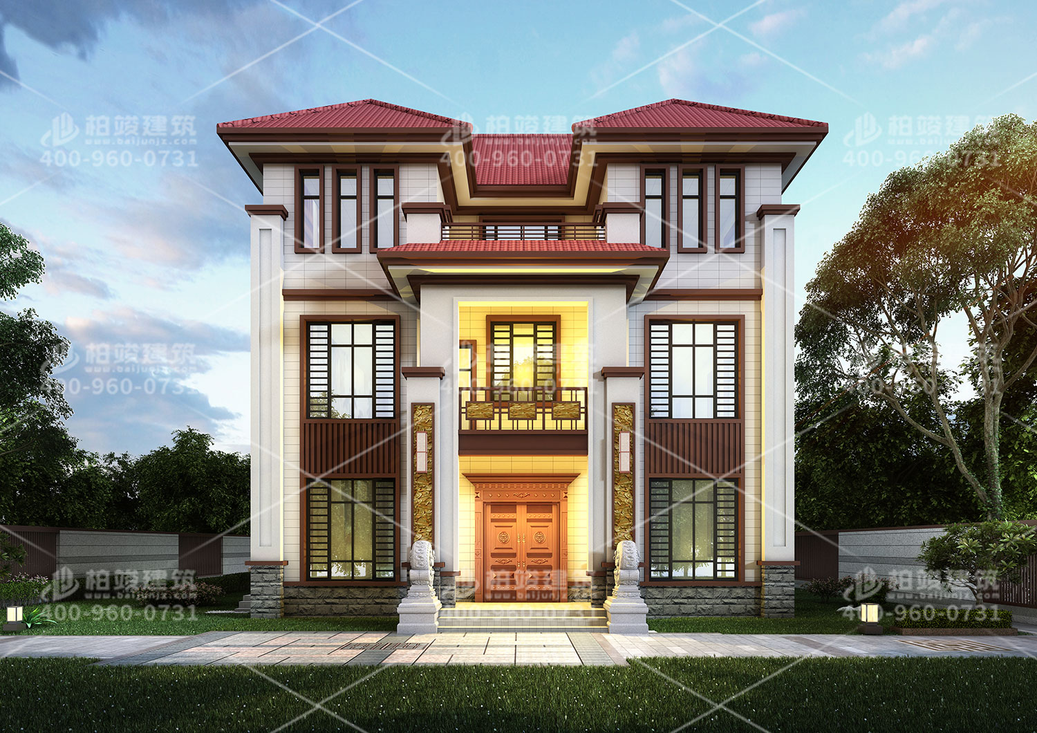 農(nóng)村房屋設(shè)計效果圖大全，樸實自建房。