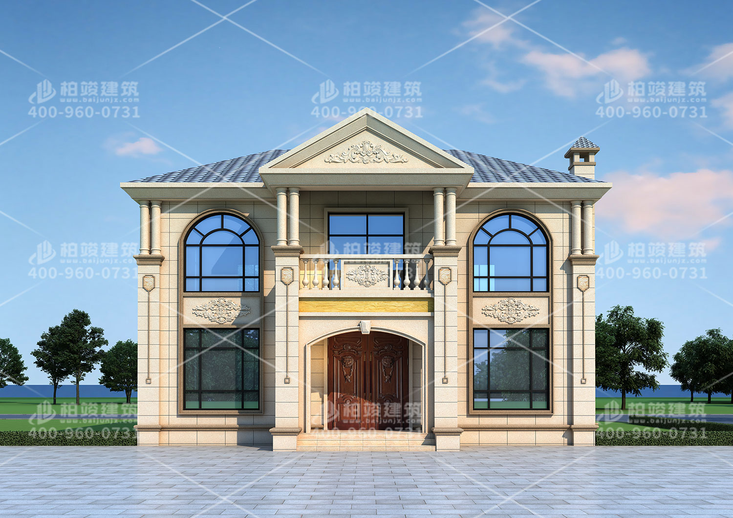 二層小別墅建筑設(shè)計圖，全套經(jīng)典圖紙。