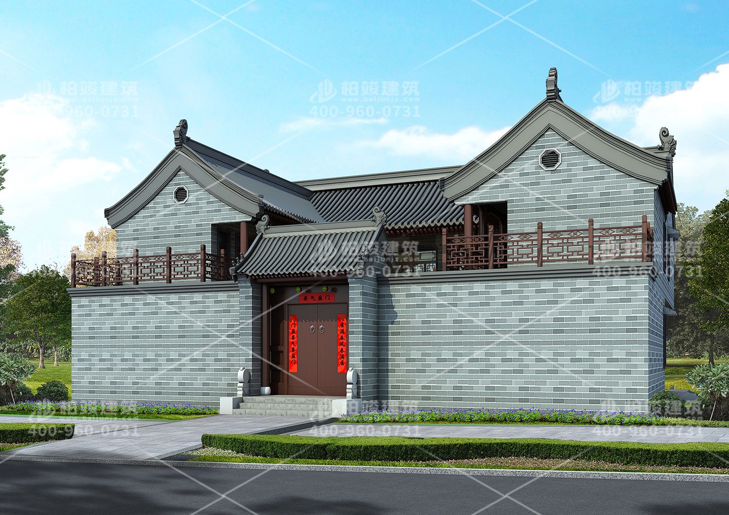 農(nóng)村自建房圖紙大全，中式風格好房子。