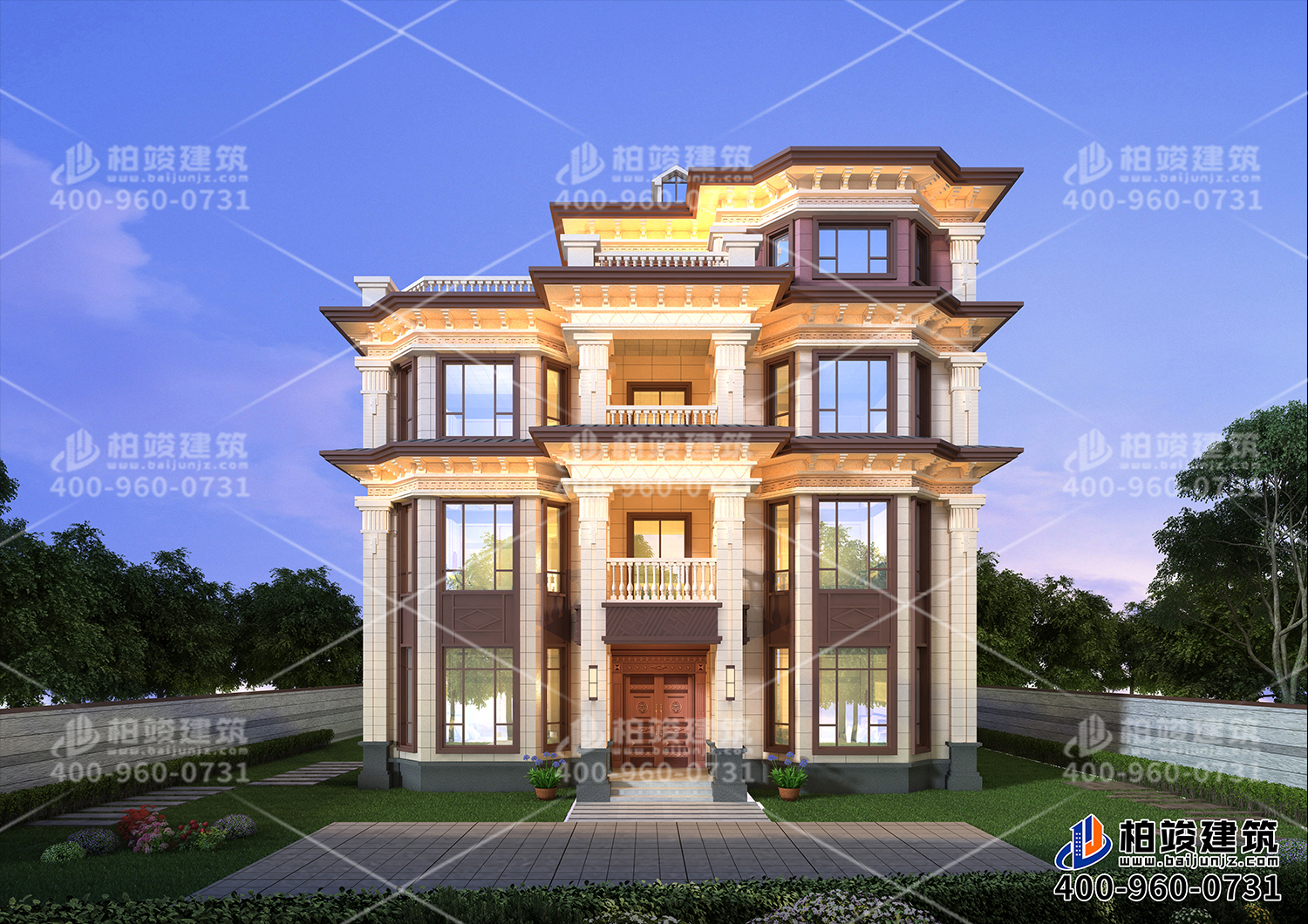 三層別墅自建房，大氣又美觀讓人愛不釋手。
