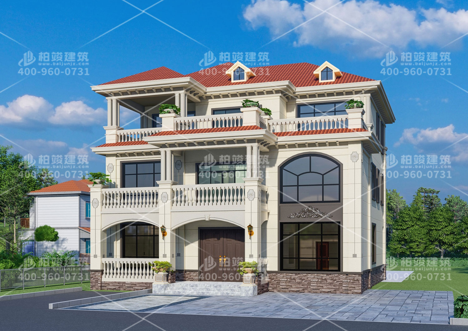 新華陳總定制三層歐式風(fēng)格大別墅！