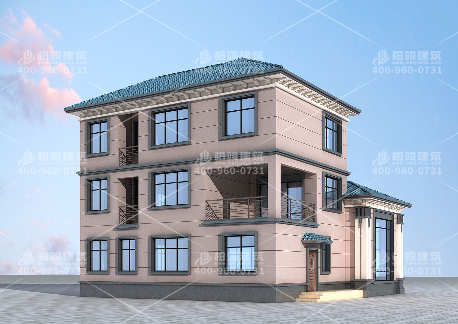 衡陽(yáng)朱總定制三層帶露臺(tái)別墅設(shè)計(jì)