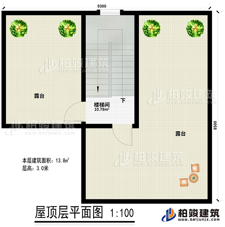 農(nóng)村三層帶陽臺(tái)現(xiàn)代風(fēng)格小別墅圖紙及效果圖BZ3510-現(xiàn)代風(fēng)格