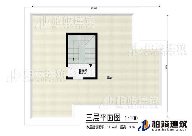 頂樓：樓梯間、露臺